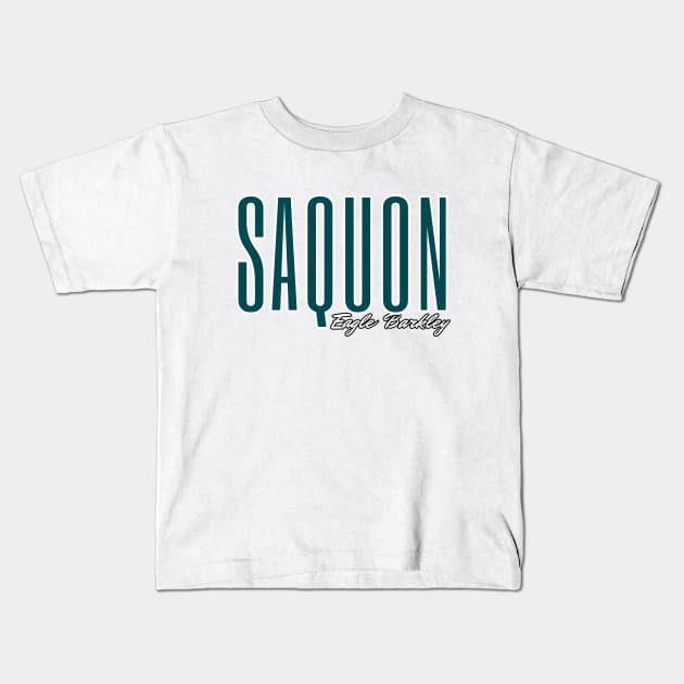 SAQUON EAGLE BARKLEY Kids T-Shirt by Lolane